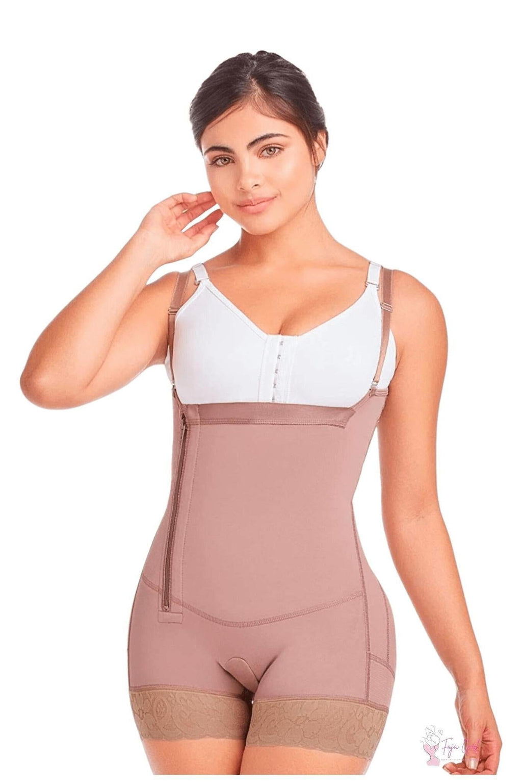 High Back Side Zip Short