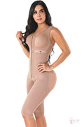Knee Length Body Shaper with Bra